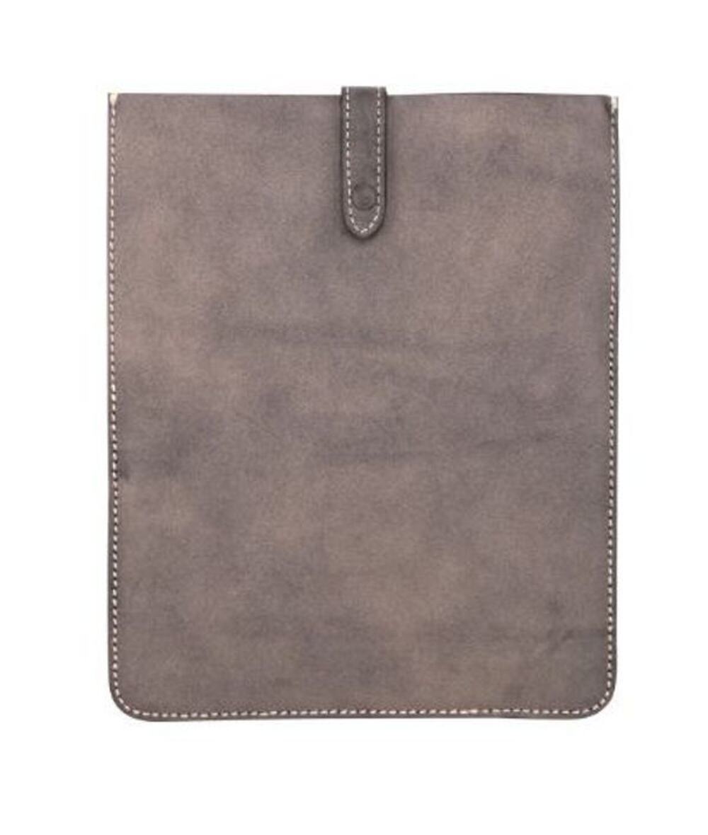 Montana West Tablet Slim Sleeve Gray Genuine Leather NEW